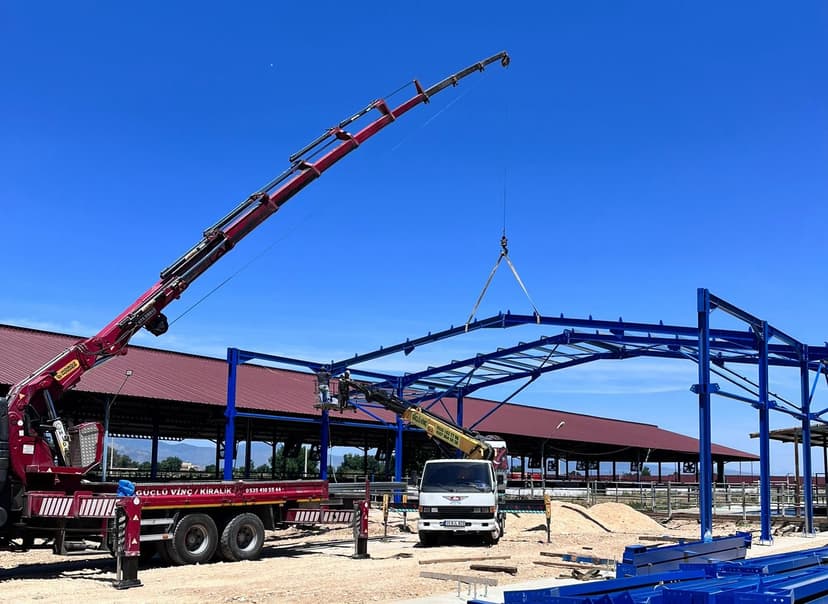 Seferihisar vinç, rüzgar türbini, montaj vinç, yenilenebilir enerji
